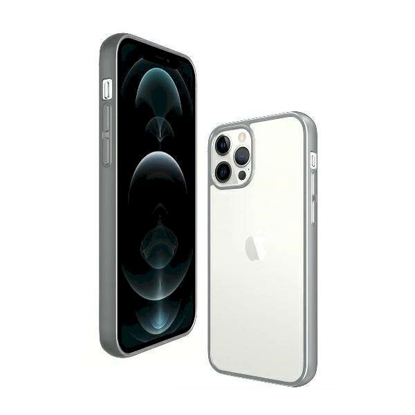 PanzerGlass Dėklas iPhone 12 Pro Max - Permatomas silver 2 PanzerGlass Dėklas iPhone 12 Pro Max - Permatomas silver 2