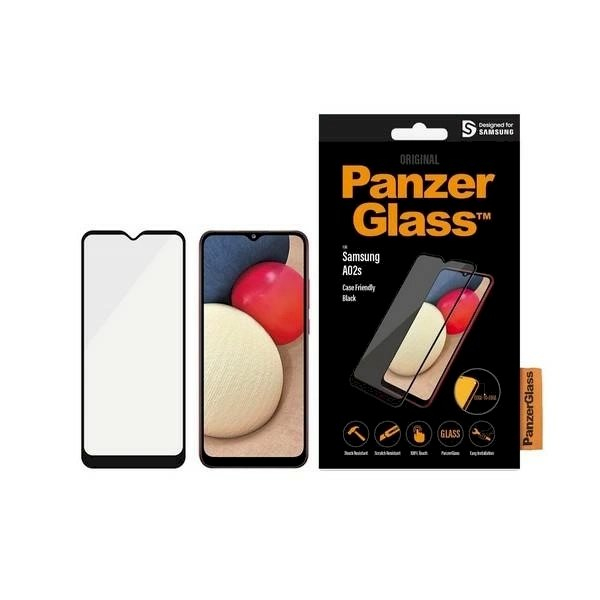PanzerGlass E2E Super+ antibacterial Apsauginis stiklas  Samsung Galaxy A02s -Juodas PanzerGlass E2E Super+ antibacterial Apsauginis stiklas  Samsung Galaxy A02s -Juodas