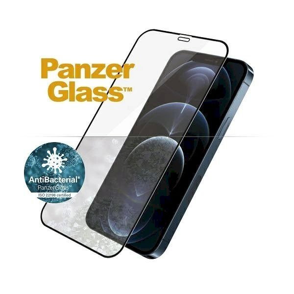 PanzerGlass E2E Super+ Microfracture antibacterial Apsauginis stiklas iPhone 12 Pro Max -Juodas 1 PanzerGlass E2E Super+ Microfracture antibacterial Apsauginis stiklas iPhone 12 Pro Max -Juodas 1