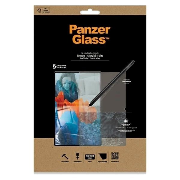 Samsung Galaxy Tab S8 Ultra PanzerGlass E2E Super+ apsauginis stiklas 6 Samsung Galaxy Tab S8 Ultra PanzerGlass E2E Super+ apsauginis stiklas 6