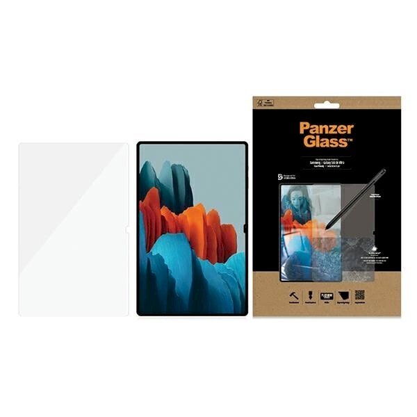 Samsung Galaxy Tab S8 Ultra PanzerGlass E2E Super+ apsauginis stiklas Samsung Galaxy Tab S8 Ultra PanzerGlass E2E Super+ apsauginis stiklas
