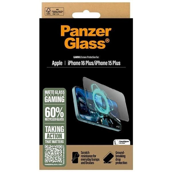 iPhone 16 Plus 6.7" PanzerGlass Gaming Screen Protector Ultra-Wide Fit 2859 3 iPhone 16 Plus 6.7" PanzerGlass Gaming Screen Protector Ultra-Wide Fit 2859 3