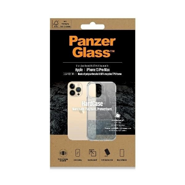 PanzerGlass HardCase antibacterial Military Grade certified Apsauginis dėklas iPhone 13 Pro Max - Permatomas 1 PanzerGlass HardCase antibacterial Military Grade certified Apsauginis dėklas iPhone 13 Pro Max - Permatomas 1
