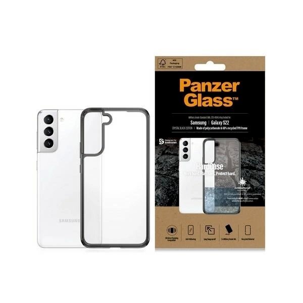 PanzerGlass HardCase antibacterial Military Grade certified Apsauginis dėklas Samsung Galaxy S22 - Permatomas PanzerGlass HardCase antibacterial Military Grade certified Apsauginis dėklas Samsung Galaxy S22 - Permatomas