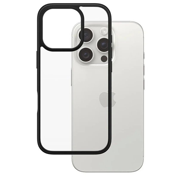 iPhone 16 Pro – PanzerGlass HardCase dėklas 6.3" - Juodas/Juodas 1296 1