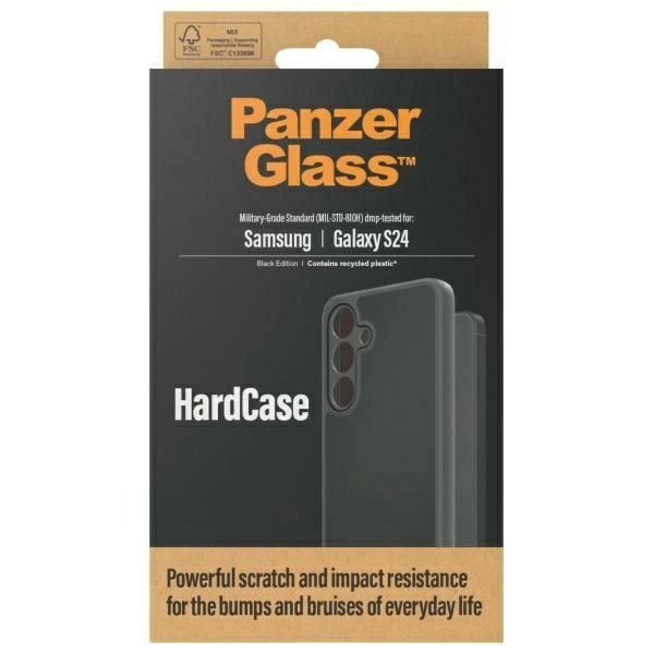 PanzerGlass HardCase Military grade skirtas Samsung Galaxy S24 - Juodas 3 PanzerGlass HardCase Military grade skirtas Samsung Galaxy S24 - Juodas 3