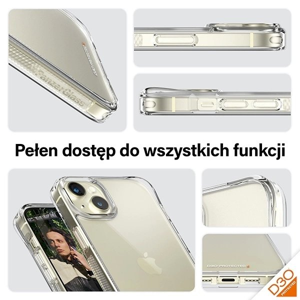 PanzerGlass Apsauginis dėklas D3O Military Grade Certification iPhone 15 Plus / 14 Plus - Permatomas 2 PanzerGlass Apsauginis dėklas D3O Military Grade Certification iPhone 15 Plus / 14 Plus - Permatomas 2