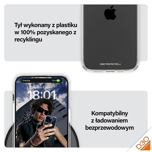 PanzerGlass Apsauginis dėklas D3O Military Grade certification iPhone 15 Pro Max - Permatomas 4 PanzerGlass Apsauginis dėklas D3O Military Grade certification iPhone 15 Pro Max - Permatomas 4