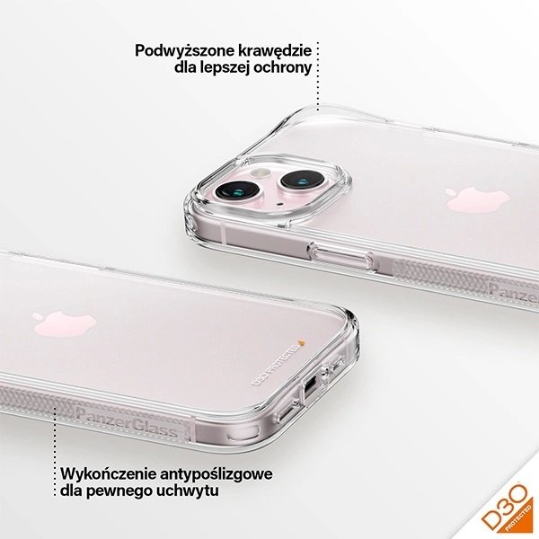 PanzerGlass Dėklas D3O and Military Grade Certification iPhone 15/14/13 - Skaidrus 3 PanzerGlass Dėklas D3O and Military Grade Certification iPhone 15/14/13 - Skaidrus 3