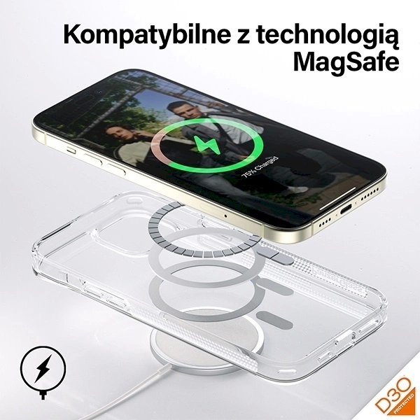 PanzerGlass Apsauginis dėklas MagSafeD3O Military Grade Certified iPhone 15 Plus / 14 Plus - Permatomas 3 PanzerGlass Apsauginis dėklas MagSafeD3O Military Grade Certified iPhone 15 Plus / 14 Plus - Permatomas 3