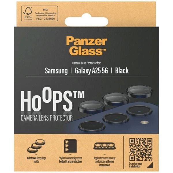 PanzerGlass Hoops Kameros apsauga Samsung Galaxy A25 5G -Juodas 3 PanzerGlass Hoops Kameros apsauga Samsung Galaxy A25 5G -Juodas 3