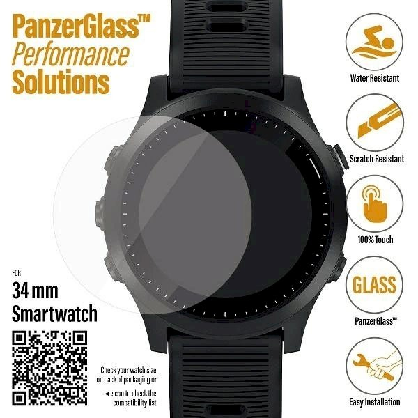PanzerGlass Ekrano apsauga Samsung Galaxy Watch 3 34mm / Garmin Forerunner 645 / 645 Music / Fossil Q Venture Gen 4 / Skagen Falster 2 PanzerGlass Ekrano apsauga Samsung Galaxy Watch 3 34mm / Garmin Forerunner 645 / 645 Music / Fossil Q Venture Gen 4 / Skagen Falster 2