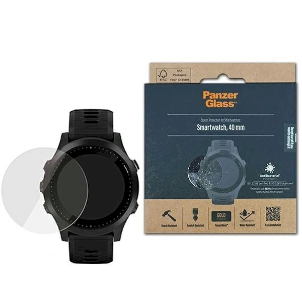 40 mm PanzerGlass SmartWatch profesionali ekrano apsauga išmaniajam laikrodžiui 40 mm PanzerGlass SmartWatch profesionali ekrano apsauga išmaniajam laikrodžiui