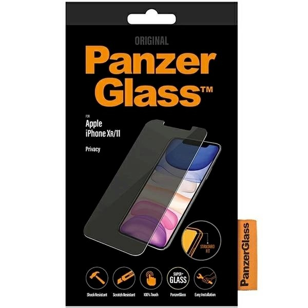 PanzerGlass Standard Fit Apsauginis stiklas privatized iPhone XR/11 3 PanzerGlass Standard Fit Apsauginis stiklas privatized iPhone XR/11 3