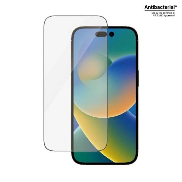 PanzerGlass Ultra-Wide Fit antibacterial Apsauginis stiklas iPhone 14 Pro 1 PanzerGlass Ultra-Wide Fit antibacterial Apsauginis stiklas iPhone 14 Pro 1