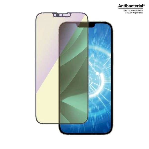 PanzerGlass Ultra-Wide Fit Antibacterial apsauginis stiklas Blue Light Filter Positioner iPhone 14 Plus / 13 Pro Max 1 PanzerGlass Ultra-Wide Fit Antibacterial apsauginis stiklas Blue Light Filter Positioner iPhone 14 Plus / 13 Pro Max 1