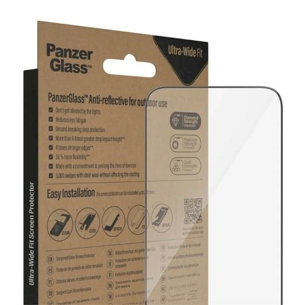 PanzerGlass Ultra-Wide Fit antibacterial apsauginis stiklas glare filter positioner iPhone 14 Pro Max 7 PanzerGlass Ultra-Wide Fit antibacterial apsauginis stiklas glare filter positioner iPhone 14 Pro Max 7