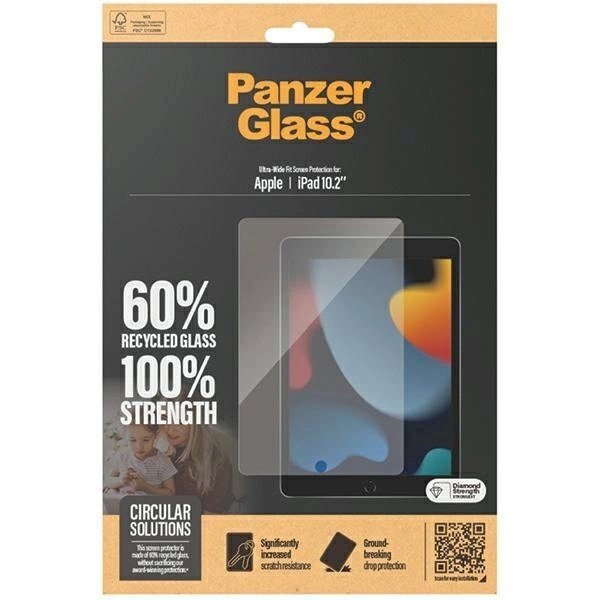PanzerGlass Ultra-Wide Fit apsauginis stiklas  iPad 10.2 3 PanzerGlass Ultra-Wide Fit apsauginis stiklas  iPad 10.2 3
