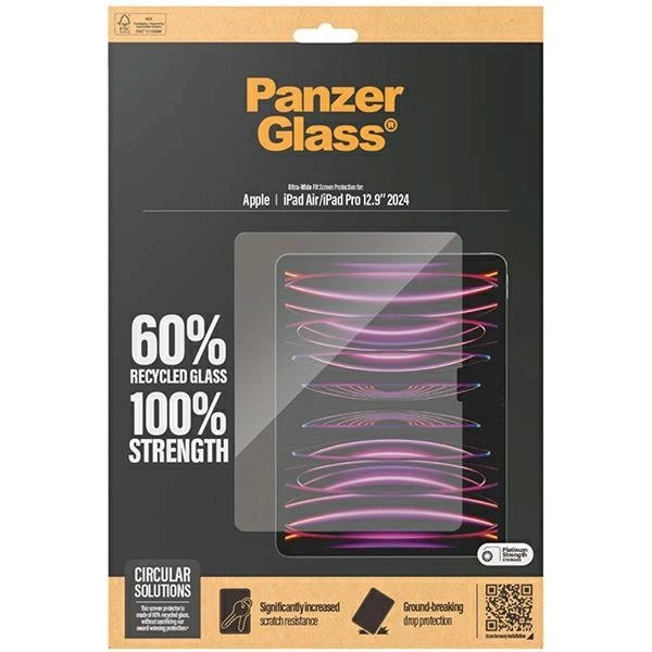 iPad Air 12.9 2024 / iPad Pro 2024 12.9 PanzerGlass Ultra-Wide Fit apsauginis stiklas 3 iPad Air 12.9 2024 / iPad Pro 2024 12.9 PanzerGlass Ultra-Wide Fit apsauginis stiklas 3