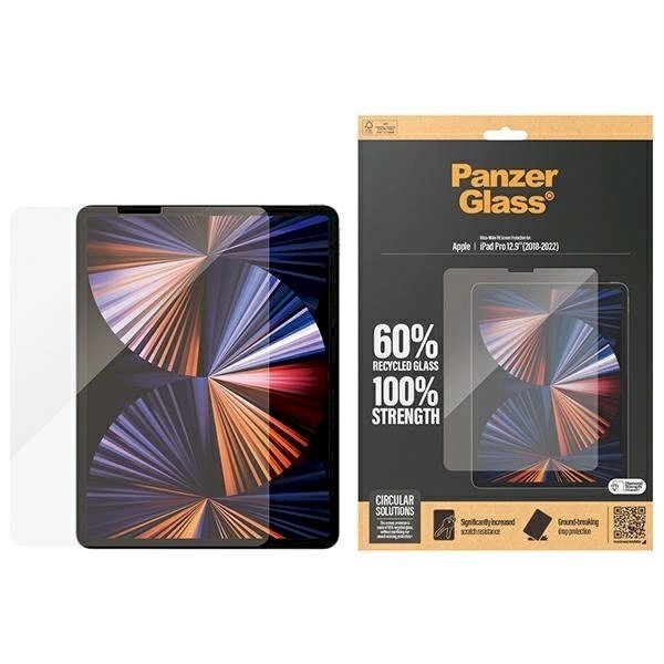 PanzerGlass Ultra-Wide Fit apsauginis stiklas iPad Pro 12.9 2018-2022 PanzerGlass Ultra-Wide Fit apsauginis stiklas iPad Pro 12.9 2018-2022