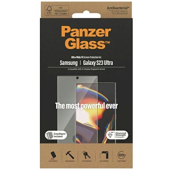 PanzerGlass Ultra-Wide Fit apsauginis stiklas Applicator Samsung Galaxy S23 Ultra 2 PanzerGlass Ultra-Wide Fit apsauginis stiklas Applicator Samsung Galaxy S23 Ultra 2