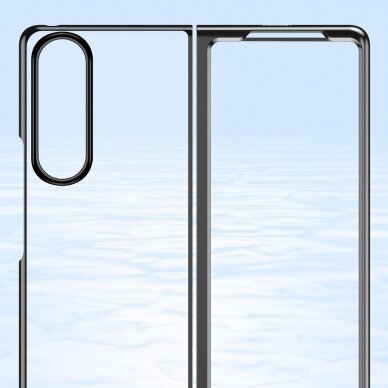 Dėklas Plating Samsung Galaxy Z Fold 4 Rožiniais kraštais 2