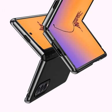 Dėklas Plating Samsung Galaxy Z Fold 4 Rožiniais kraštais 5