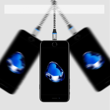 Plug adapter skirta magnetic USB kabelis Lightning sidabrinis  3 Plug adapter skirta magnetic USB kabelis Lightning sidabrinis  3