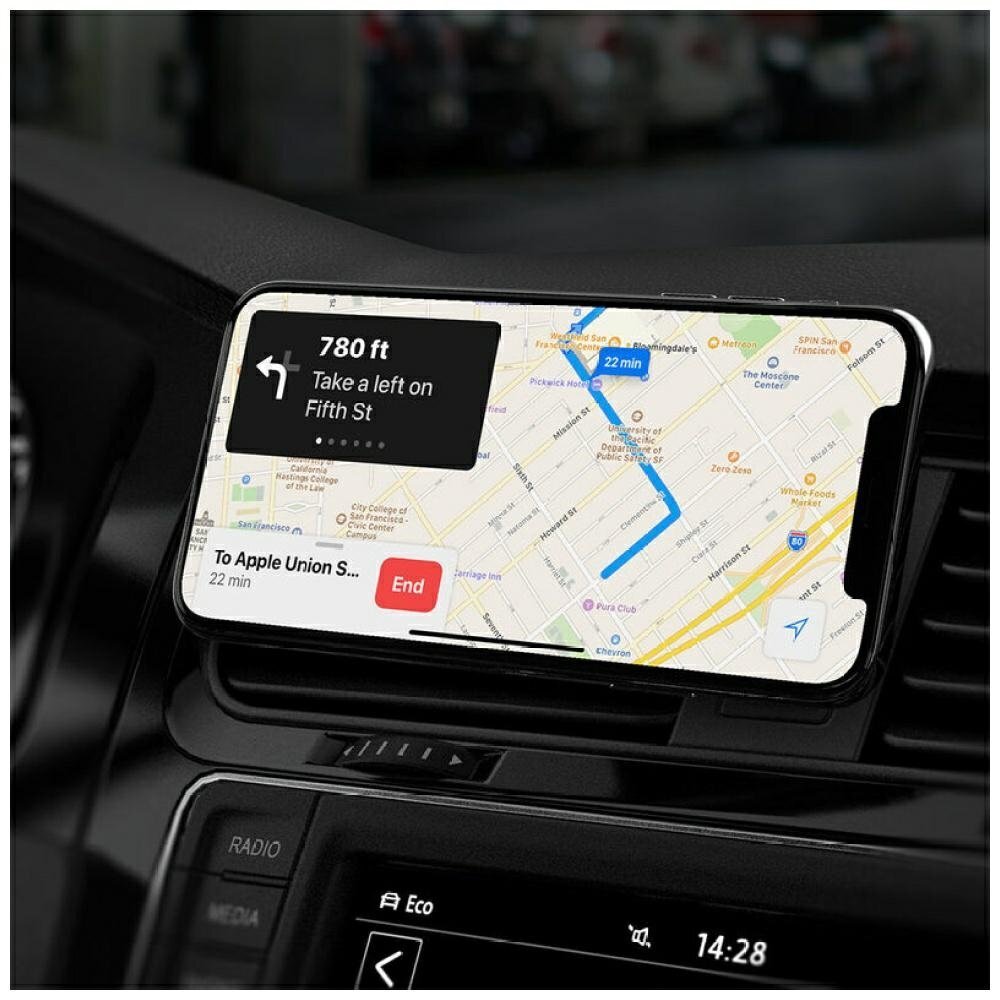 Telefono laikiklis Popsockets Car Vent 2 + PopGrip – juodas 5 Telefono laikiklis Popsockets Car Vent 2 + PopGrip – juodas 5