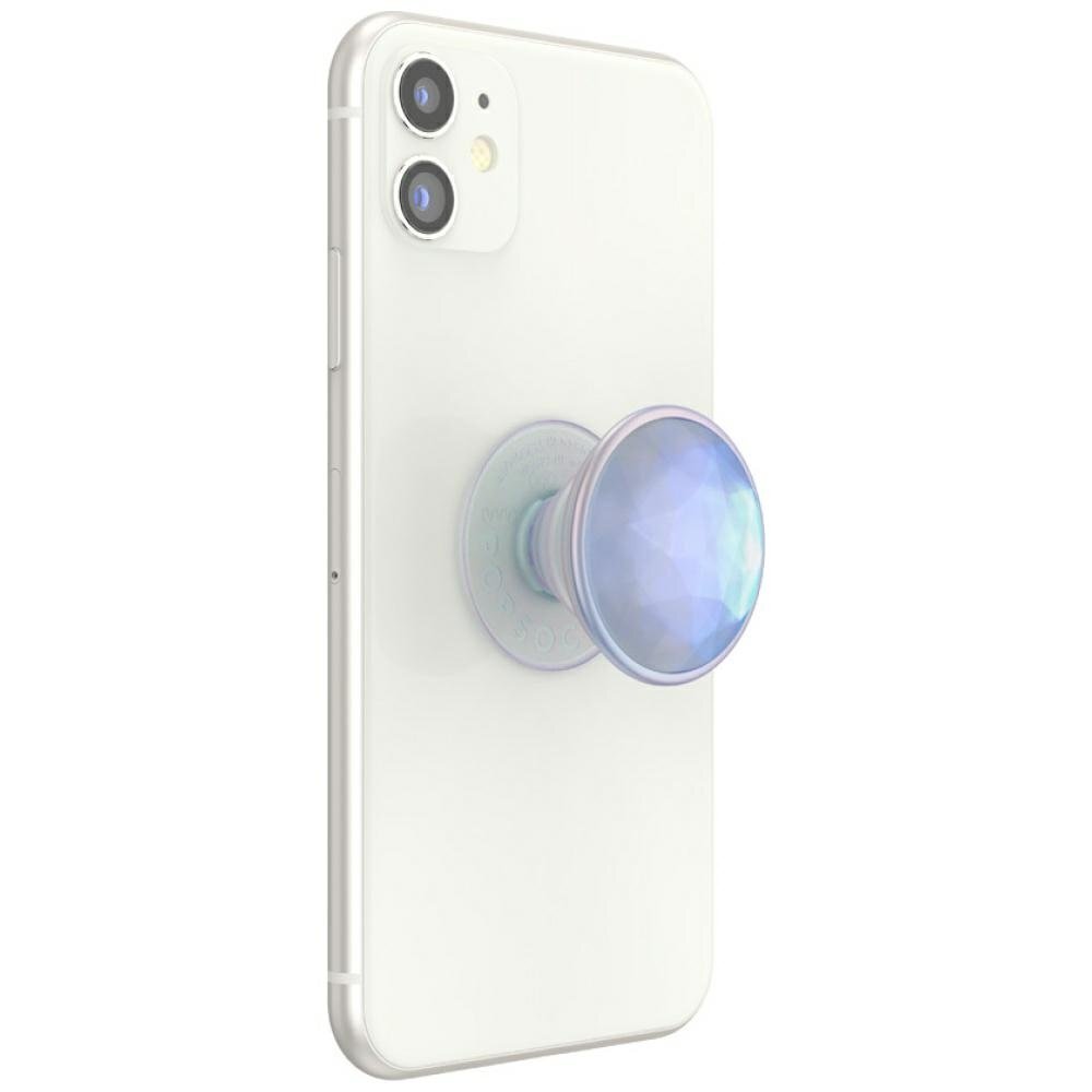 Telefono laikiklis Popsockets Luxe Iridescent Dichroic – baltas 6
