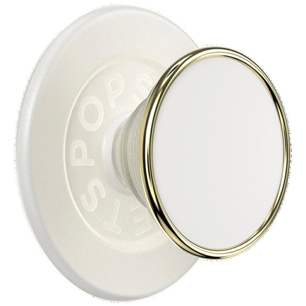 Telefono laikiklis su MagSafe Popsockets Round Luxe Coconut Creme Enamel Telefono laikiklis su MagSafe Popsockets Round Luxe Coconut Creme Enamel