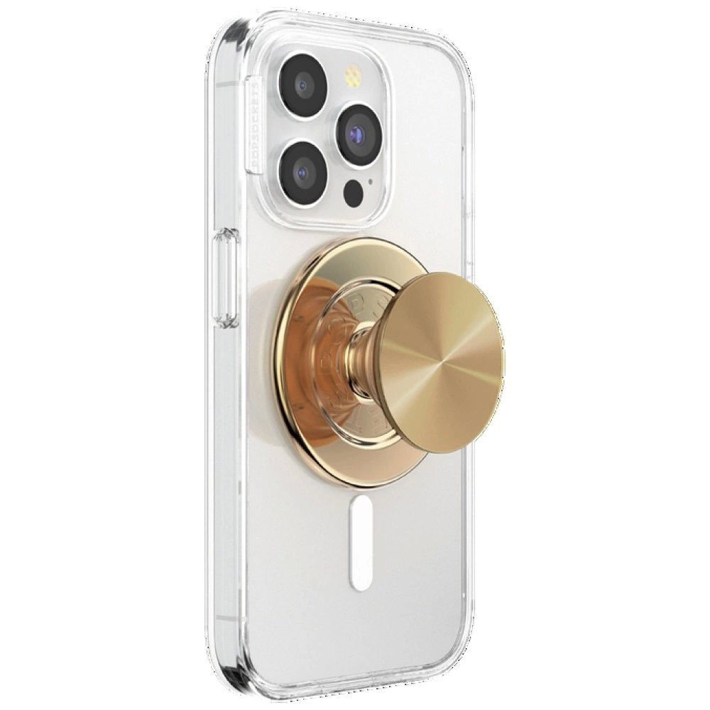 Telefono laikiklis su MagSafe Popsockets Round Radial Gold Aluminum 3
