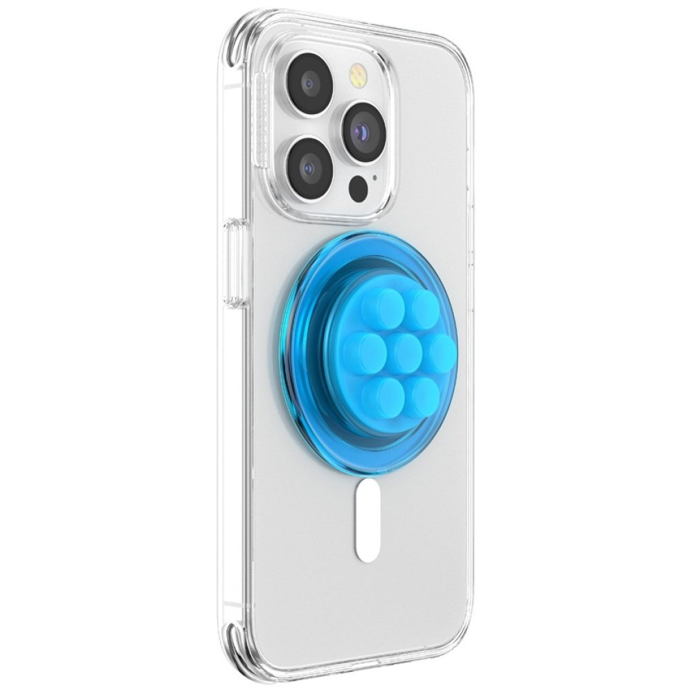 Telefono laikiklis su MagSafe Popsockets Translucent FG-Popper – mėlynas 3
