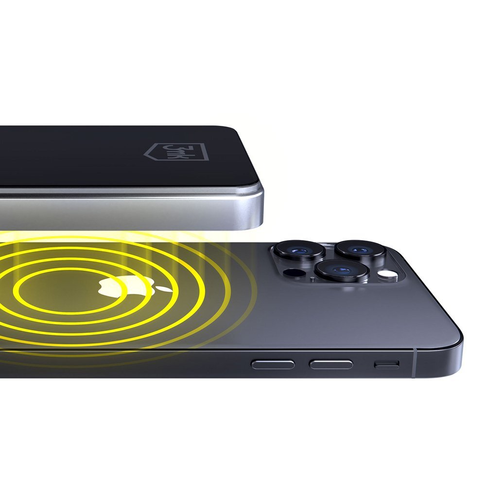 Išorinė baterija Powerbank 3mk MagSynergy 10000mAh indukcinė su MagSafe – juoda 12