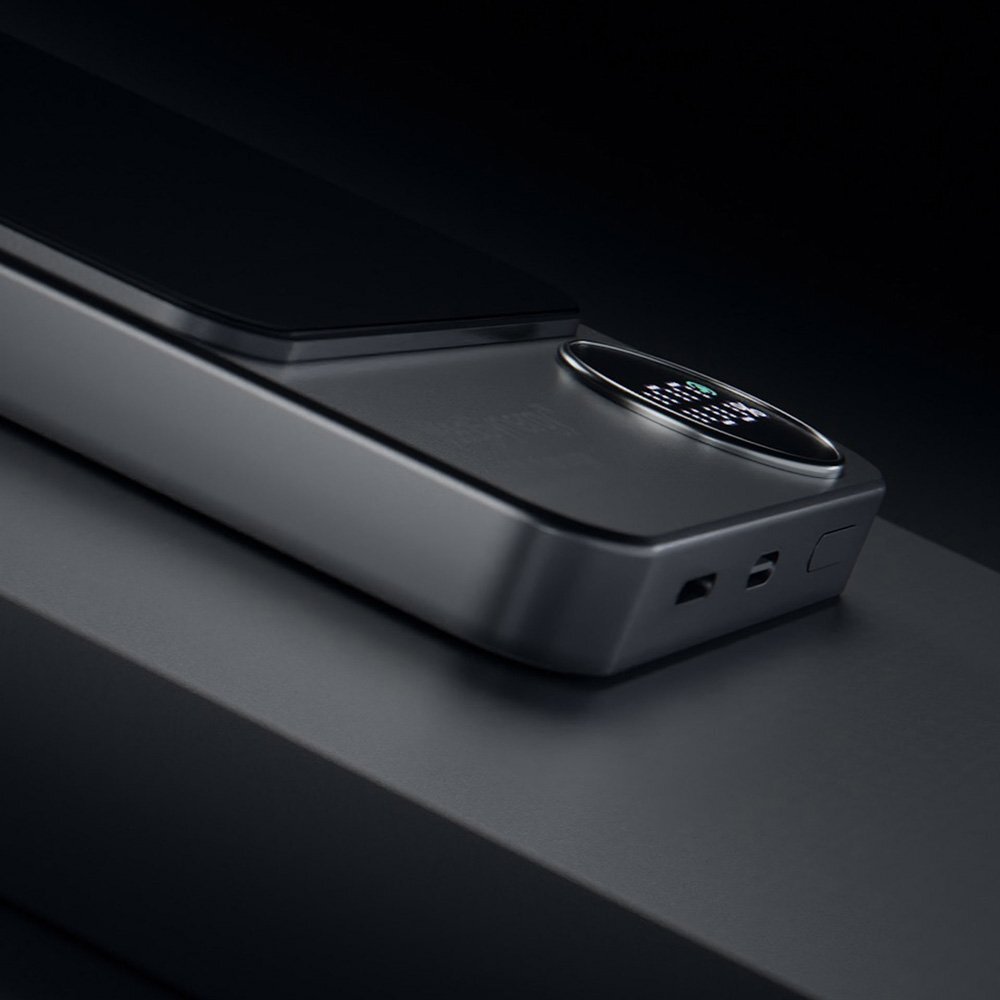 Išorinė baterija Powerbank 3mk MagSynergy 10000mAh indukcinė su MagSafe – juoda 7