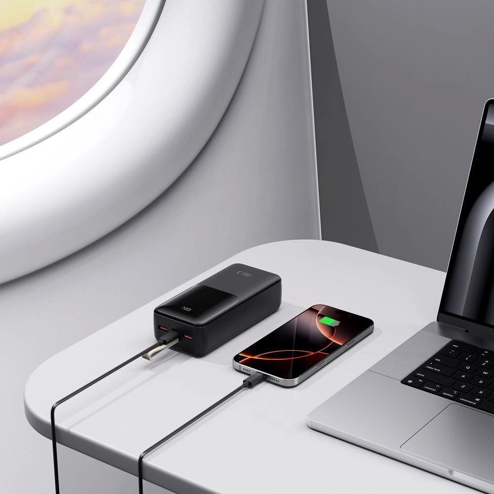 Išorinė baterija Powerbank Tech-Protect PB03 30000mAh 22.5W – juoda 7 Išorinė baterija Powerbank Tech-Protect PB03 30000mAh 22.5W – juoda 7