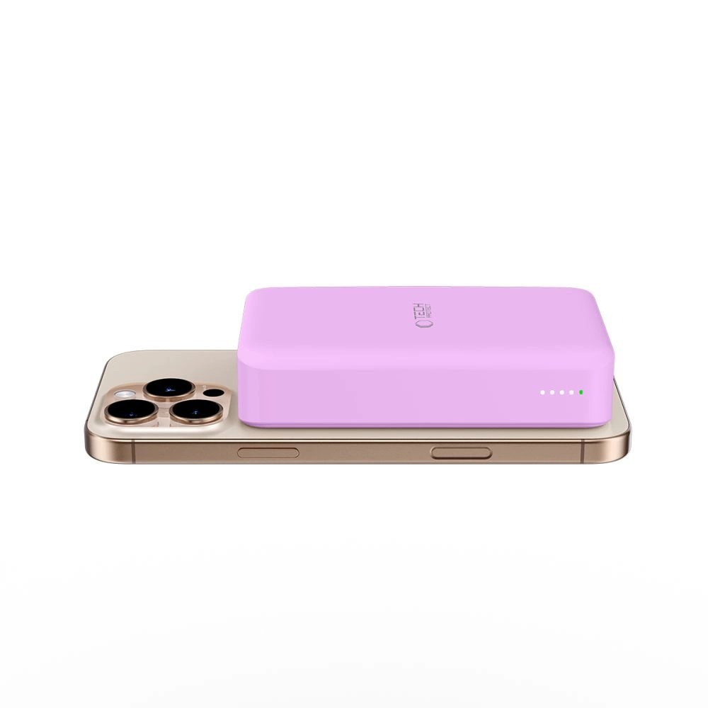 Tech-Protect PB12 LifeMag Powerbank su MagSafe 20000mAh – violetinis 2