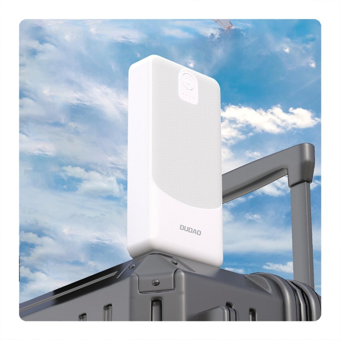 Išorinė baterija Powerbank Dudao K10Pro 20000mAh 2.4A 2x USB-A – balta 1 Išorinė baterija Powerbank Dudao K10Pro 20000mAh 2.4A 2x USB-A – balta 1