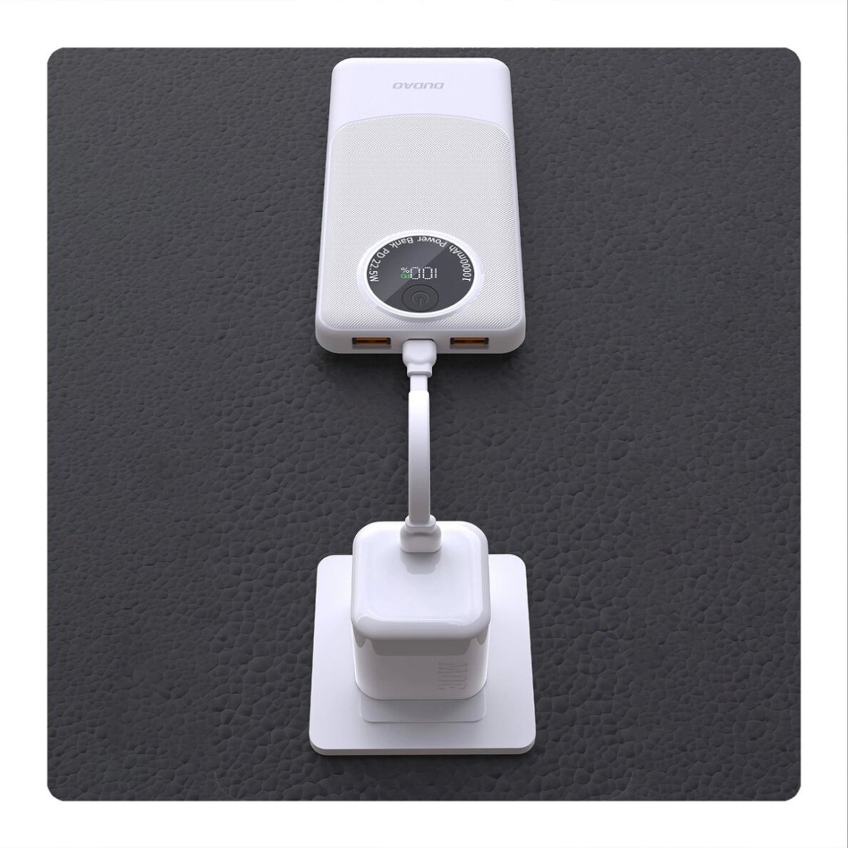 Išorinė baterija Powerbank Dudao K12Pro 20000mAh 22.5W PD USB-A / USB-C – juoda 2 Išorinė baterija Powerbank Dudao K12Pro 20000mAh 22.5W PD USB-A / USB-C – juoda 2