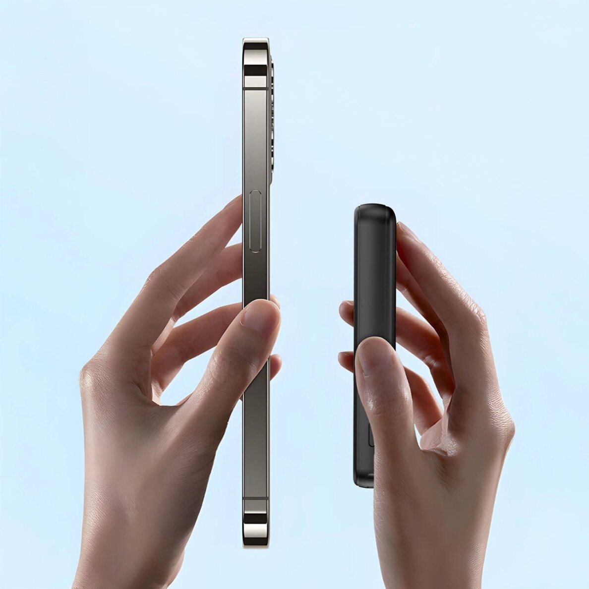 Išorinė baterija Powerbank Dudao K14S+ 10000mAh 20W USB-A / USB-C / MagSafe su stovu – juoda 3