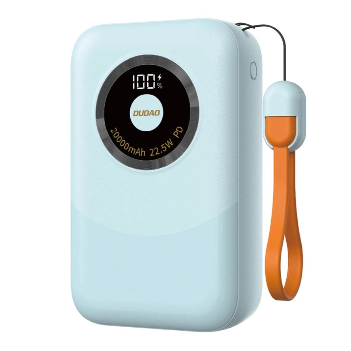 Išorinė baterija Powerbank Dudao K21 Mini 10000mAh 22.5W USB-A / USB-C – mėlyna