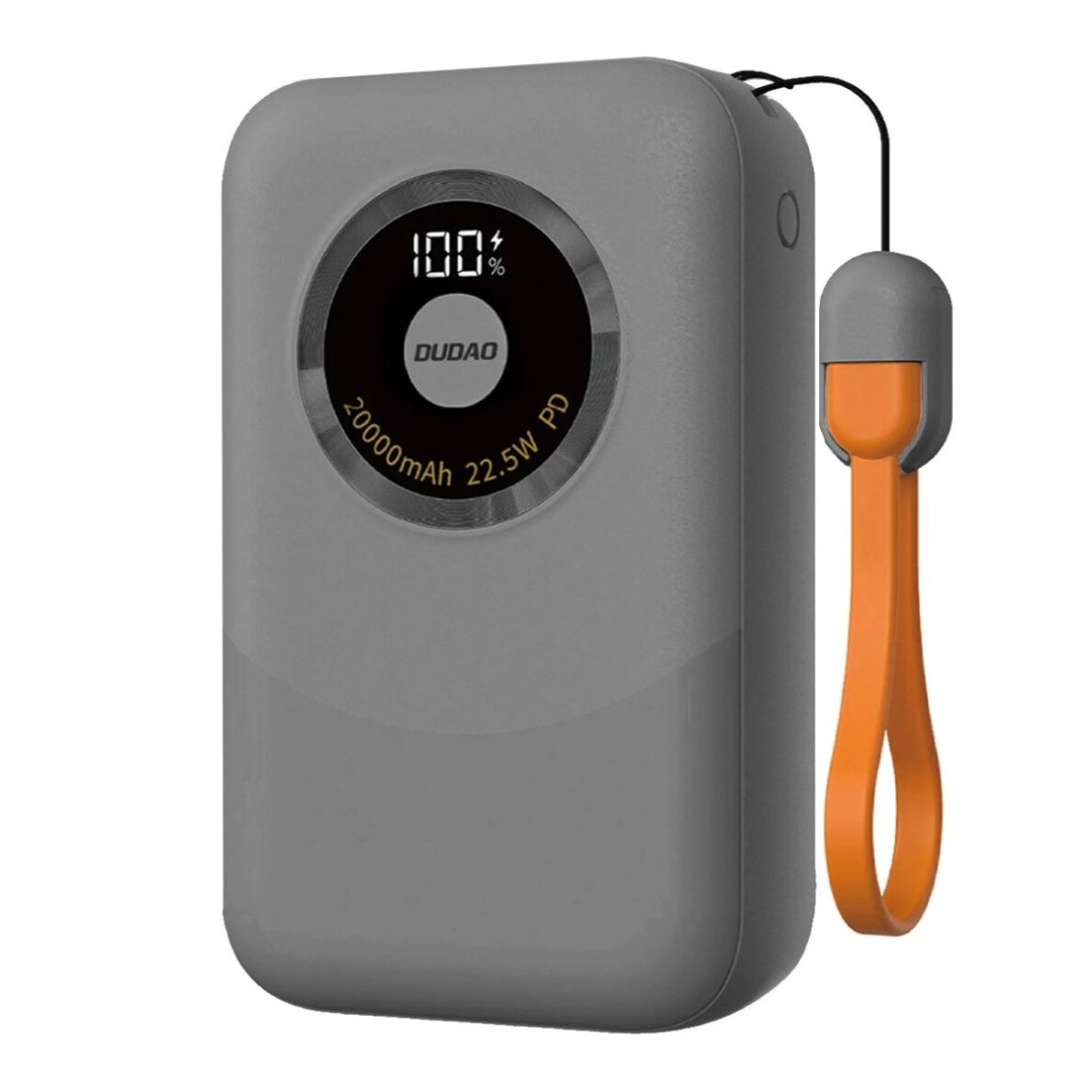 Išorinė baterija Powerbank Dudao K21 Mini 10000mAh 22.5W USB-A / USB-C – pilka