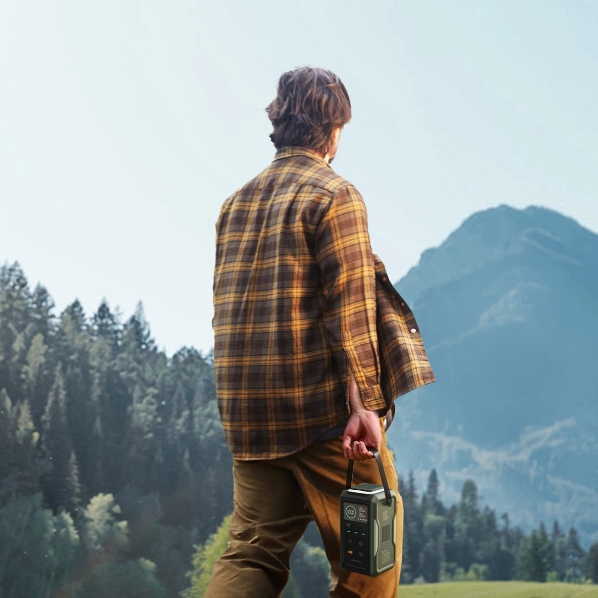 Joyroom JR-PBF10 Powerbank 75000mAh 100W 3x USB-C 3x USB-A su rankena ir žibintuvėliu – žalias 15 Joyroom JR-PBF10 Powerbank 75000mAh 100W 3x USB-C 3x USB-A su rankena ir žibintuvėliu – žalias 15