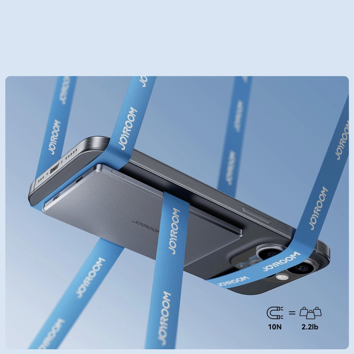 Joyroom JR-PBM08 Powerbank 5000mAh 20W su belaidžiu įkrovimu – pilkas 11