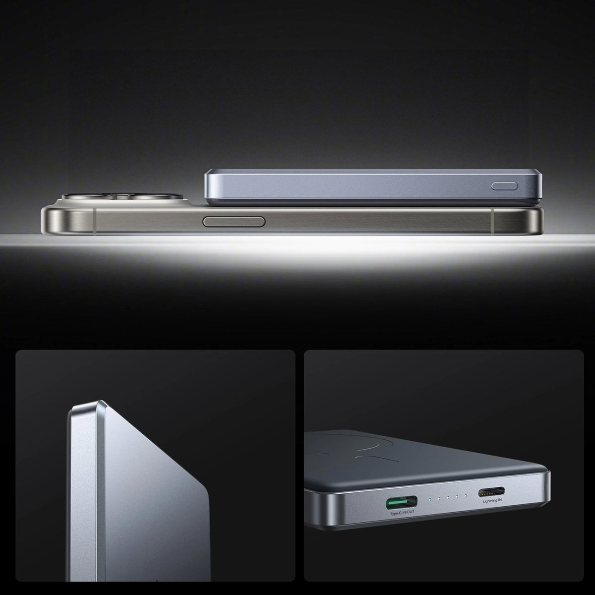 Joyroom JR-PBM08 Pro Powerbank 10000mAh – pilkas 10 Joyroom JR-PBM08 Pro Powerbank 10000mAh – pilkas 10