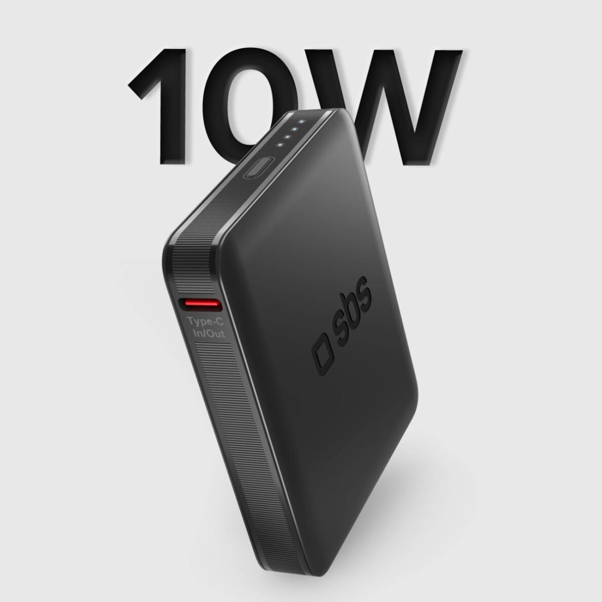 Išorinė baterija Powerbank SBS NanoTube 5000mAh didelio tankio – juoda 2