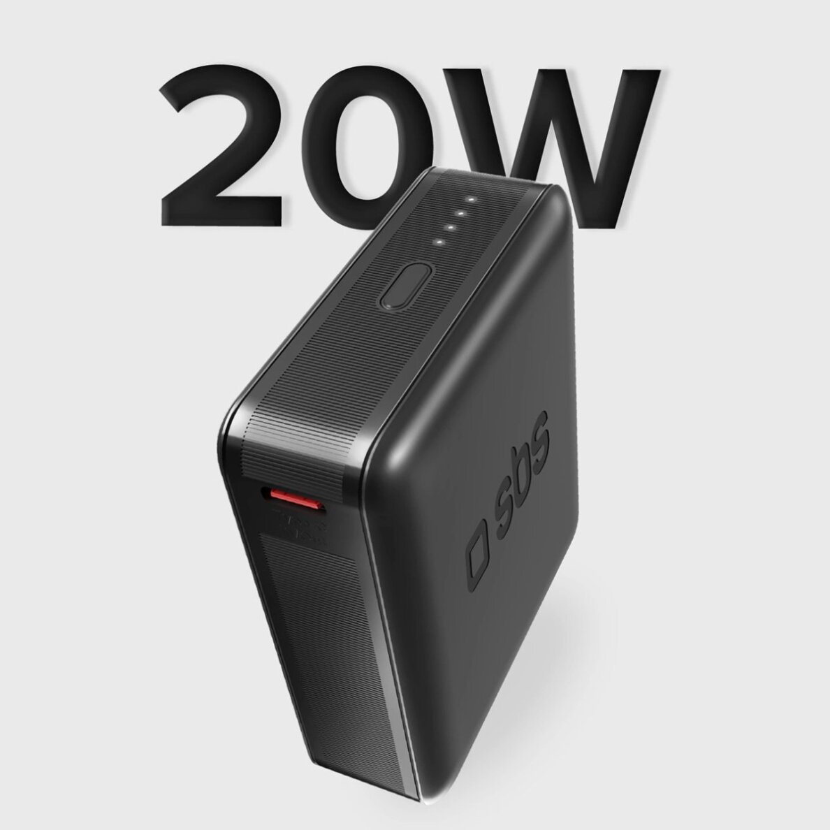 Išorinė baterija Powerbank SBS TEBB10000HDPD20K 10000mAh su Power Delivery – juoda 11