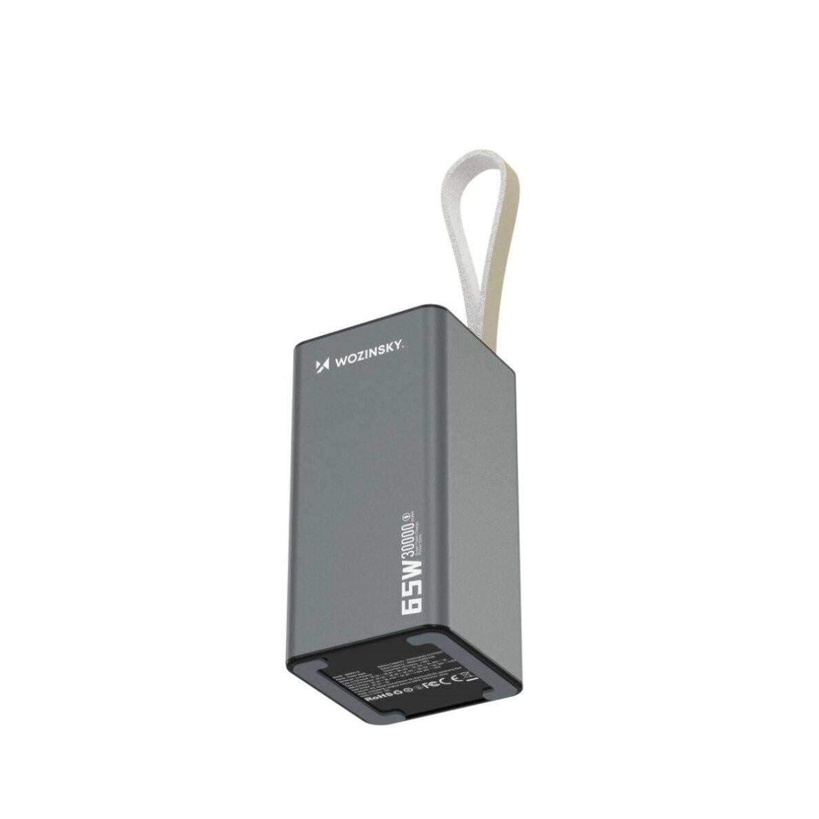 Išorinė baterija Powerbank Wozinsky K65+ 65W 30000mAh 2x USB-C / 1x USB-A – juoda 3 Išorinė baterija Powerbank Wozinsky K65+ 65W 30000mAh 2x USB-C / 1x USB-A – juoda 3