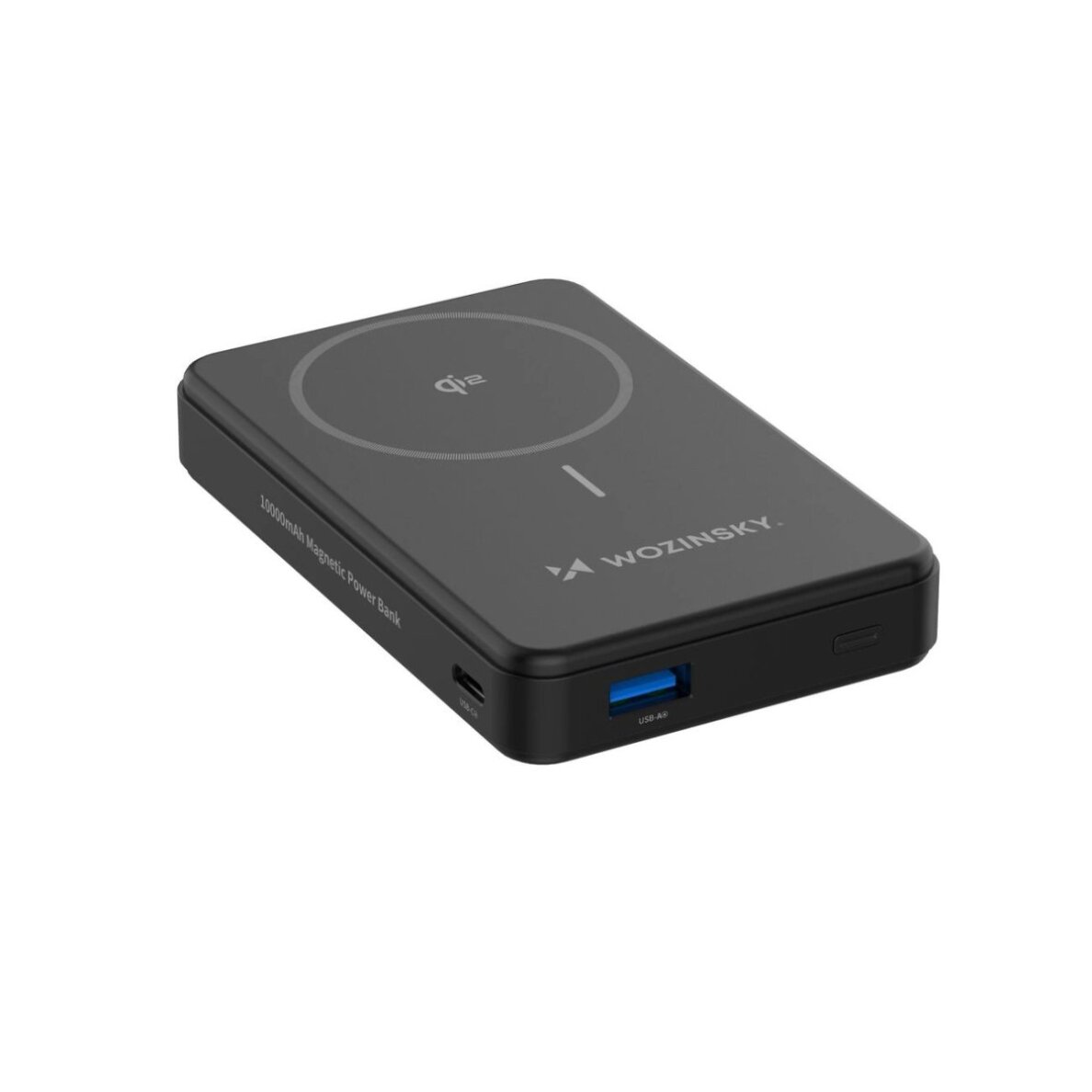 Išorinė baterija Powerbank Wozinsky WLWP-10KA0Y3S 22.5W PD Qi2 10000mAh su stovu, 1x USB-A / 1x USB-C – juoda 2