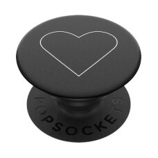 Telefono laikiklis Popsockets 2 White Heart Black